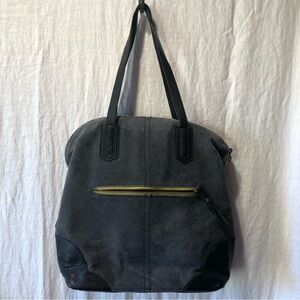 Pistil The Sure Thing Tote bag mottled canvas and faux leather accents OS
